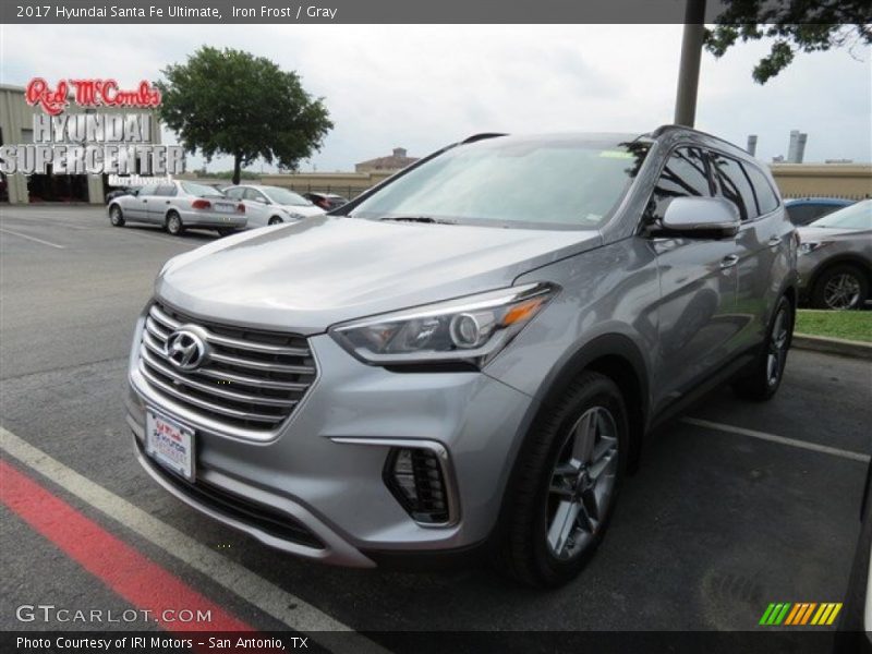 Iron Frost / Gray 2017 Hyundai Santa Fe Ultimate