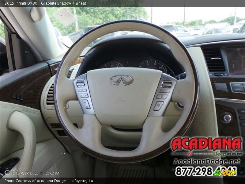 Graphite Shadow / Wheat 2015 Infiniti QX80