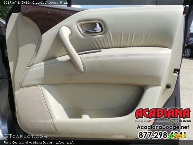 Graphite Shadow / Wheat 2015 Infiniti QX80