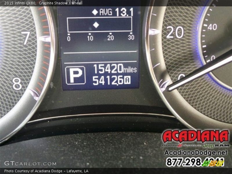 Graphite Shadow / Wheat 2015 Infiniti QX80