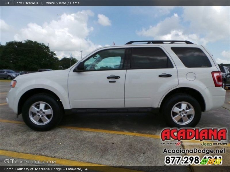 White Suede / Camel 2012 Ford Escape XLT