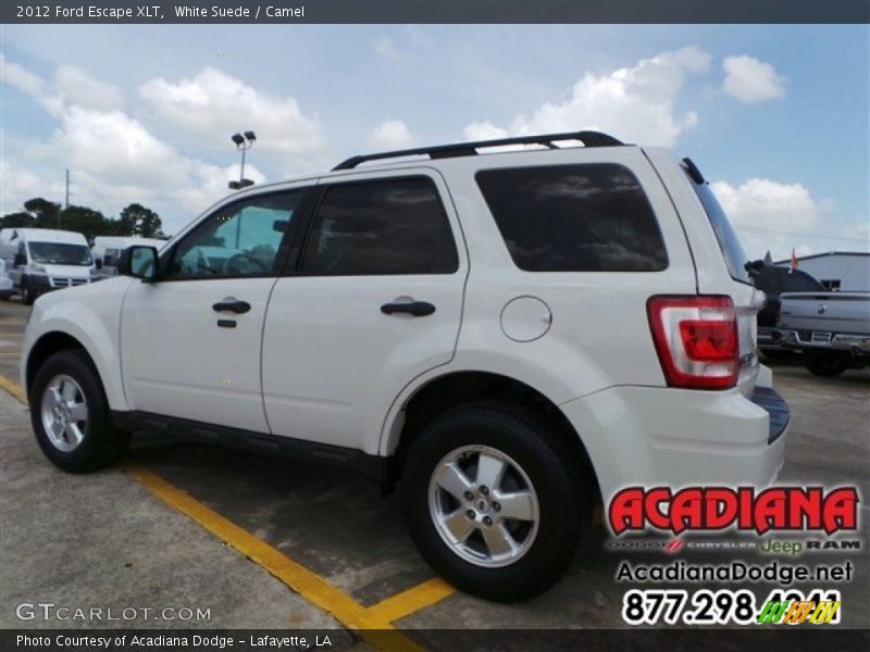 White Suede / Camel 2012 Ford Escape XLT