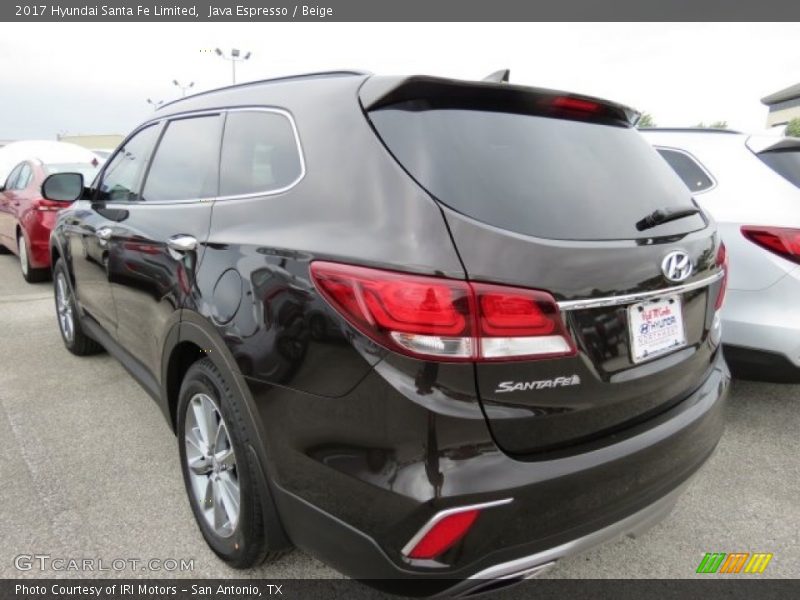 Java Espresso / Beige 2017 Hyundai Santa Fe Limited
