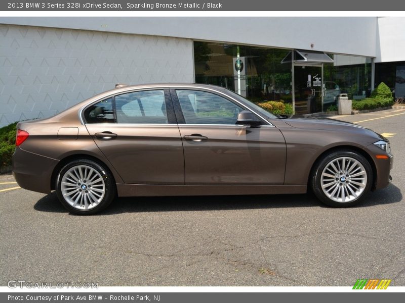 Sparkling Bronze Metallic / Black 2013 BMW 3 Series 328i xDrive Sedan