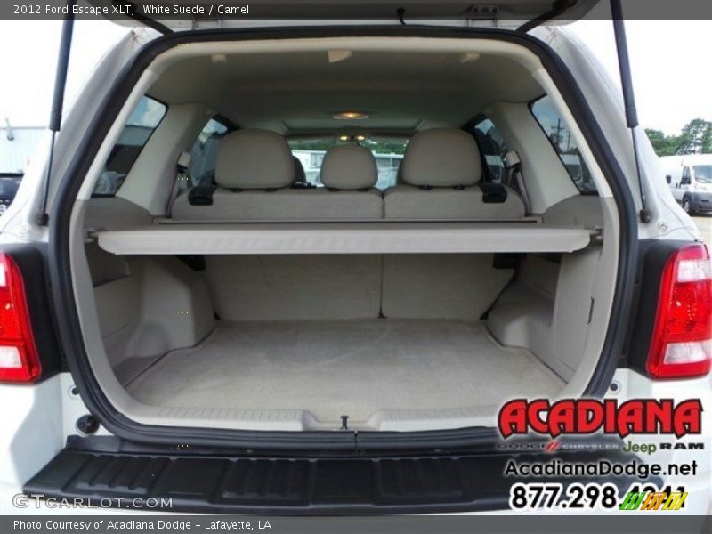 White Suede / Camel 2012 Ford Escape XLT