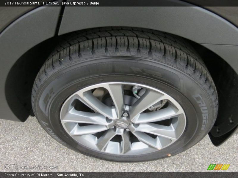 Java Espresso / Beige 2017 Hyundai Santa Fe Limited