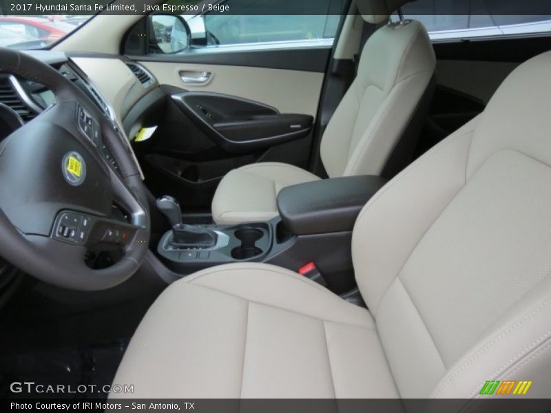 Java Espresso / Beige 2017 Hyundai Santa Fe Limited