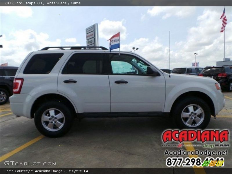 White Suede / Camel 2012 Ford Escape XLT