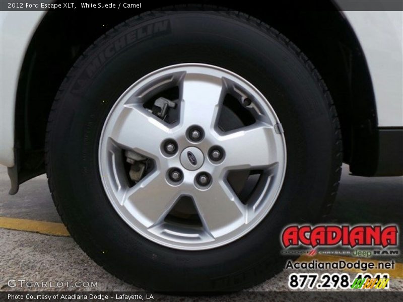 White Suede / Camel 2012 Ford Escape XLT