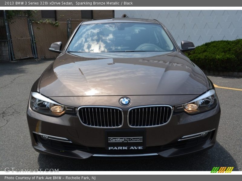 Sparkling Bronze Metallic / Black 2013 BMW 3 Series 328i xDrive Sedan