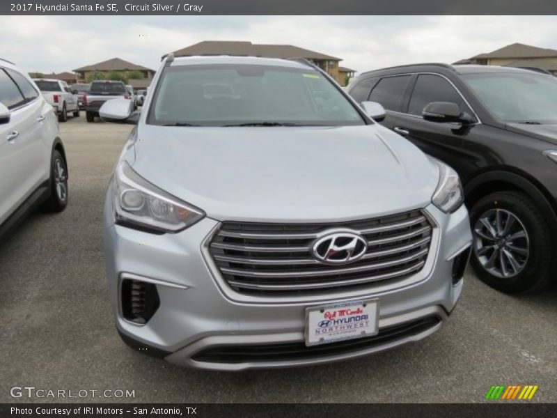 Circuit Silver / Gray 2017 Hyundai Santa Fe SE