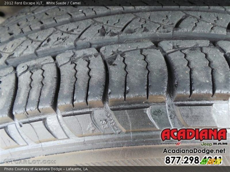 White Suede / Camel 2012 Ford Escape XLT