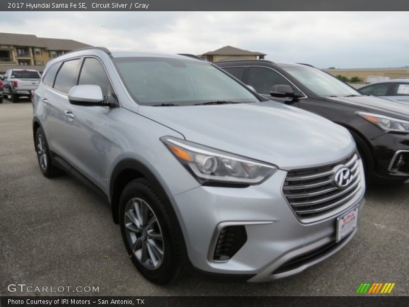 Circuit Silver / Gray 2017 Hyundai Santa Fe SE