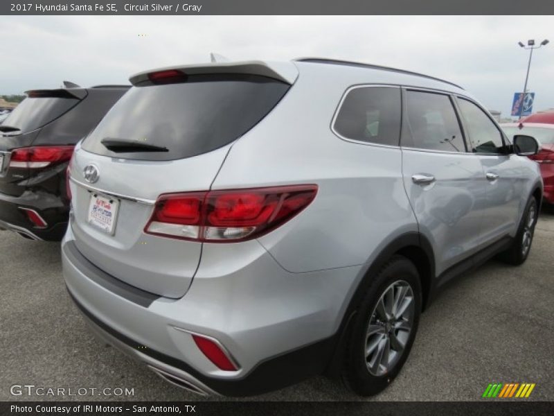 Circuit Silver / Gray 2017 Hyundai Santa Fe SE