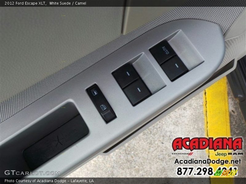 White Suede / Camel 2012 Ford Escape XLT