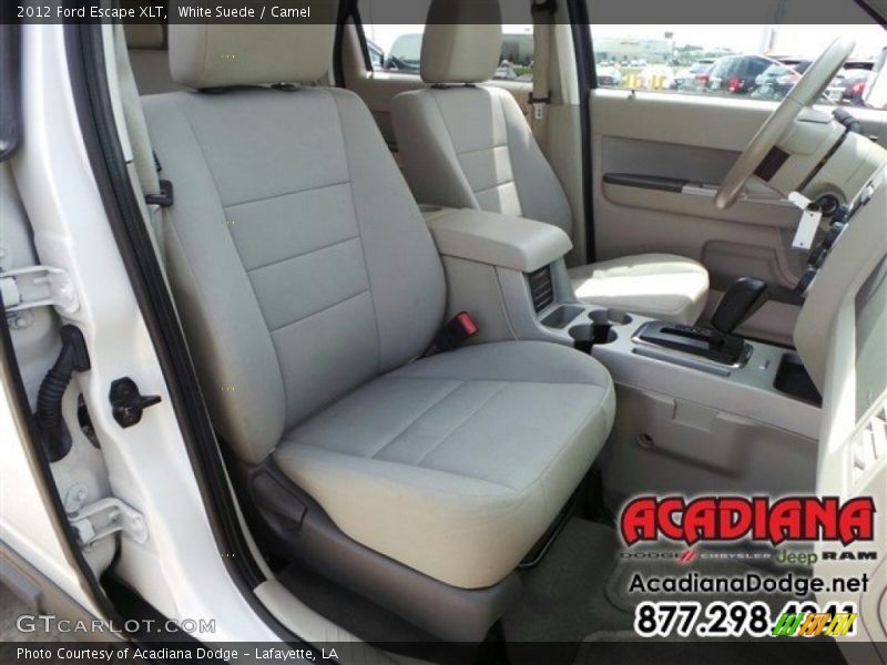 White Suede / Camel 2012 Ford Escape XLT