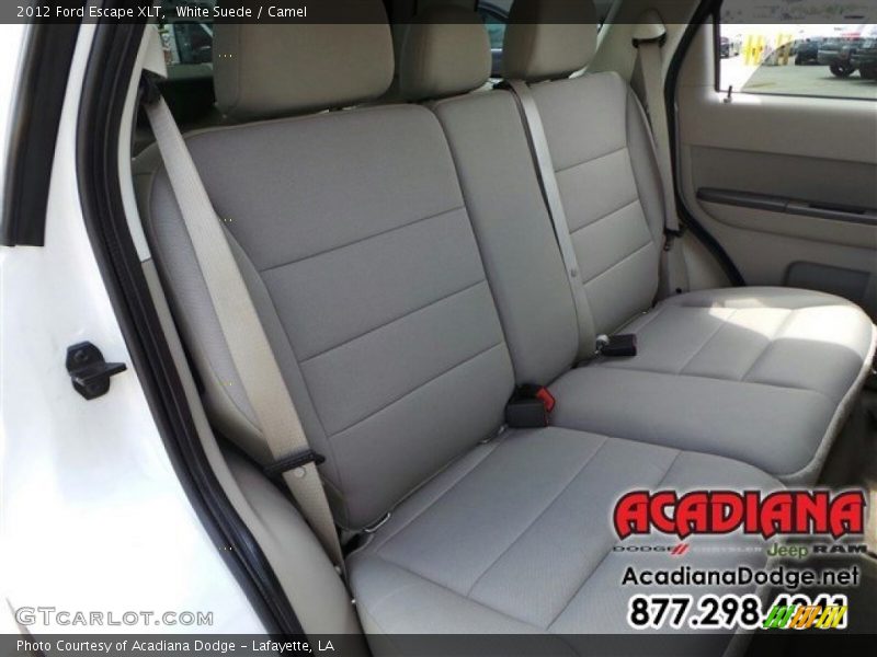 White Suede / Camel 2012 Ford Escape XLT