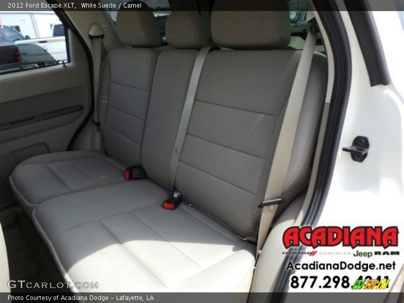 White Suede / Camel 2012 Ford Escape XLT
