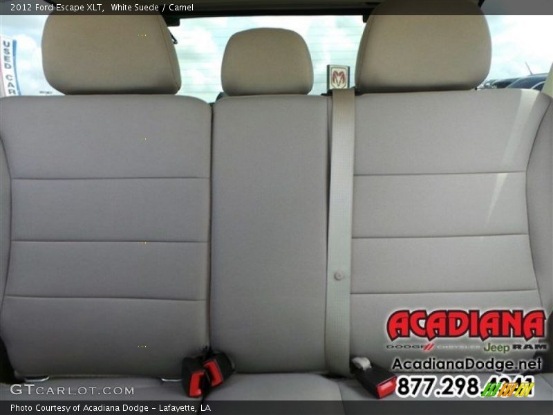 White Suede / Camel 2012 Ford Escape XLT