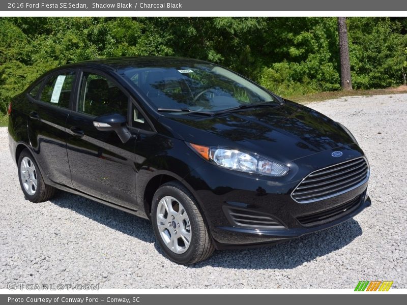 Shadow Black / Charcoal Black 2016 Ford Fiesta SE Sedan