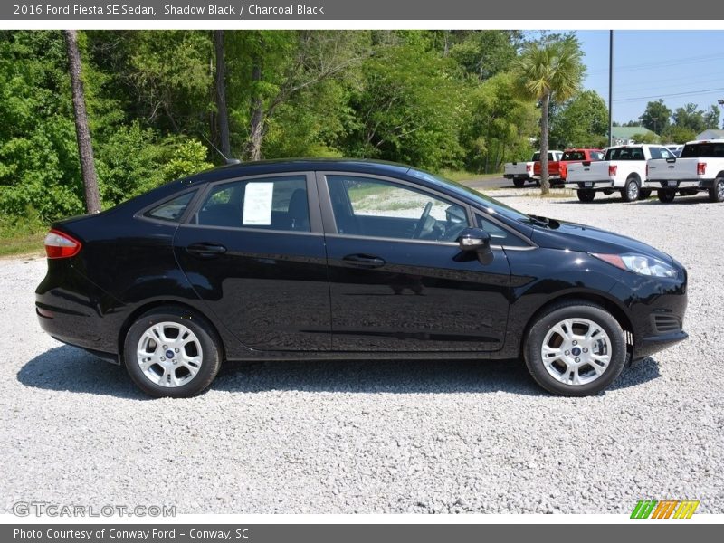 Shadow Black / Charcoal Black 2016 Ford Fiesta SE Sedan