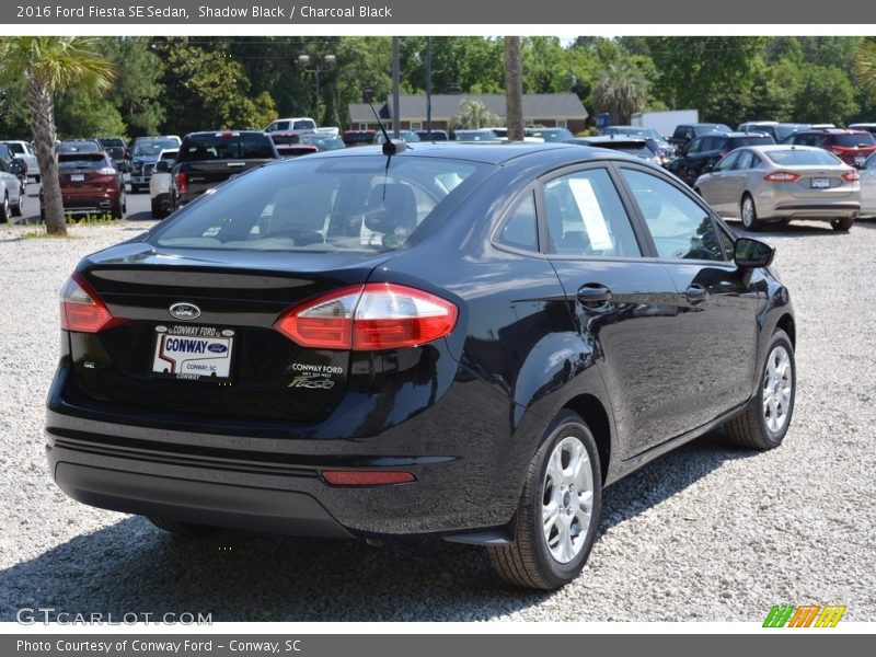 Shadow Black / Charcoal Black 2016 Ford Fiesta SE Sedan