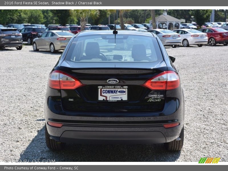 Shadow Black / Charcoal Black 2016 Ford Fiesta SE Sedan