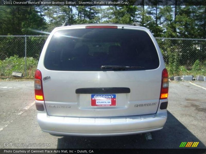 Silvermist Metallic / Medium Gray 2001 Chevrolet Venture Warner Brothers Edition