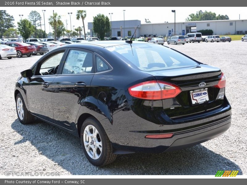 Shadow Black / Charcoal Black 2016 Ford Fiesta SE Sedan