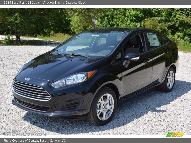 Shadow Black / Charcoal Black 2016 Ford Fiesta SE Sedan