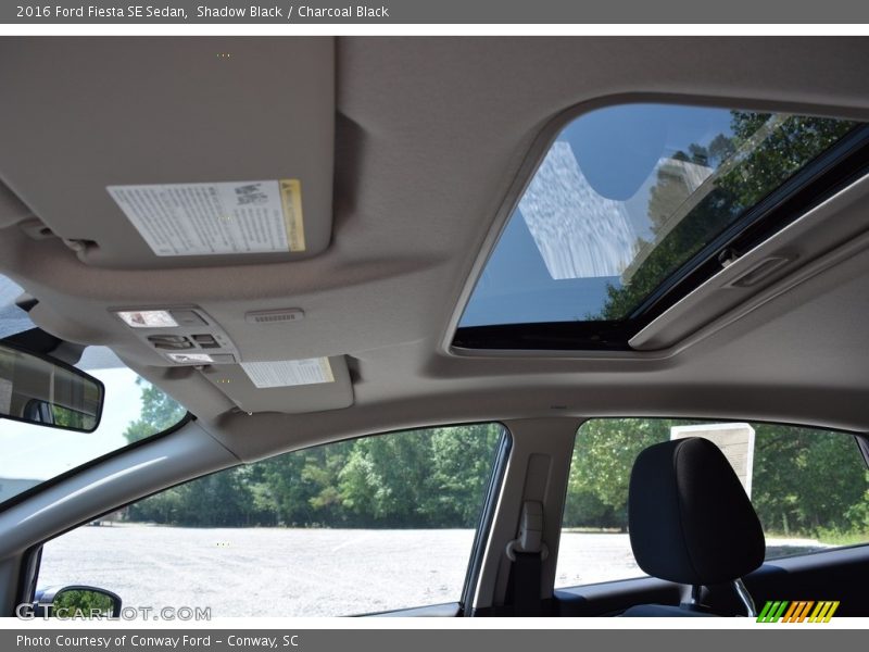Shadow Black / Charcoal Black 2016 Ford Fiesta SE Sedan