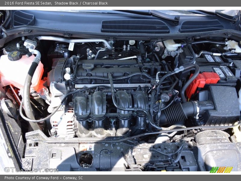 Shadow Black / Charcoal Black 2016 Ford Fiesta SE Sedan