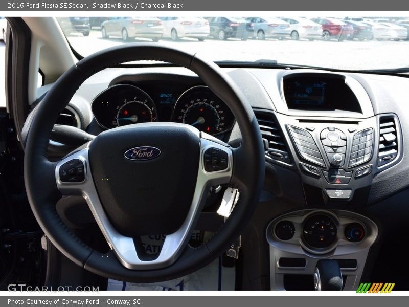 Shadow Black / Charcoal Black 2016 Ford Fiesta SE Sedan