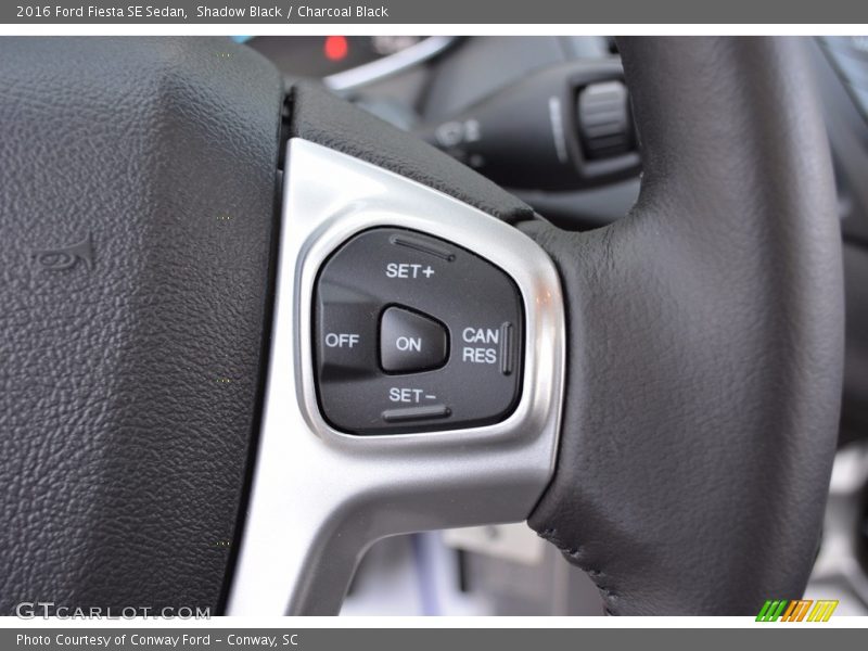 Shadow Black / Charcoal Black 2016 Ford Fiesta SE Sedan