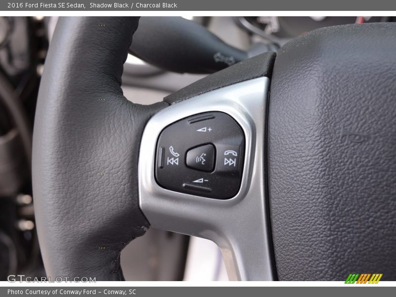 Shadow Black / Charcoal Black 2016 Ford Fiesta SE Sedan