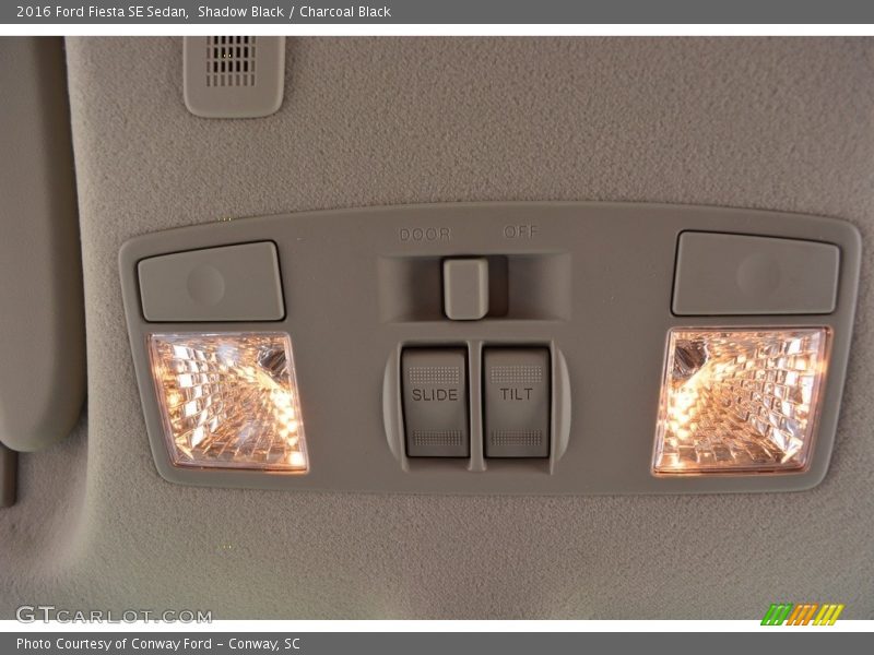 Shadow Black / Charcoal Black 2016 Ford Fiesta SE Sedan