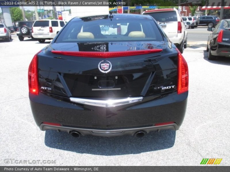 Black Raven / Caramel/Jet Black Accents 2013 Cadillac ATS 2.0L Turbo