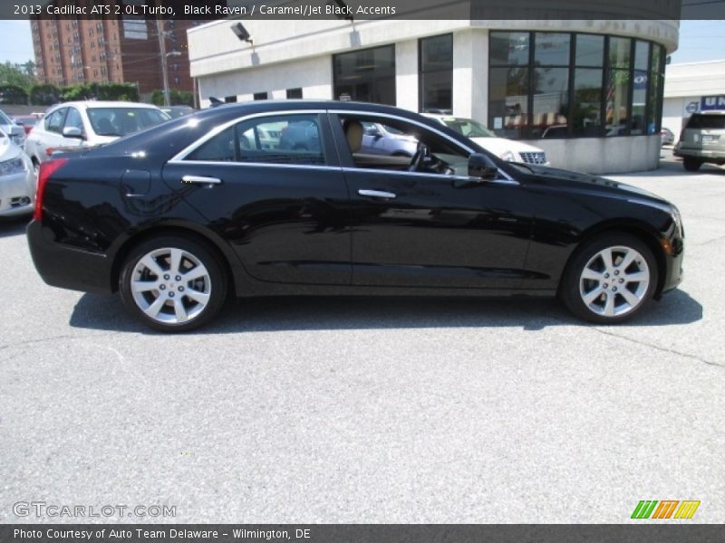 Black Raven / Caramel/Jet Black Accents 2013 Cadillac ATS 2.0L Turbo