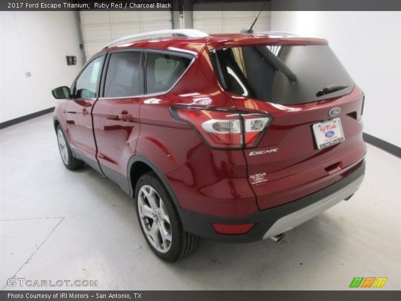 Ruby Red / Charcoal Black 2017 Ford Escape Titanium