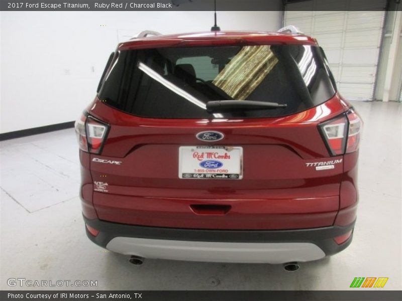 Ruby Red / Charcoal Black 2017 Ford Escape Titanium