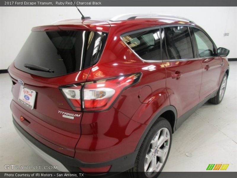 Ruby Red / Charcoal Black 2017 Ford Escape Titanium