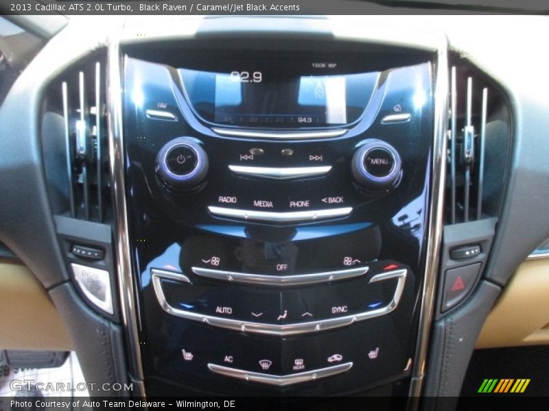 Black Raven / Caramel/Jet Black Accents 2013 Cadillac ATS 2.0L Turbo