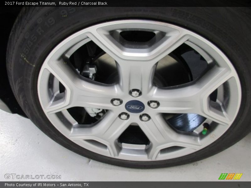 Ruby Red / Charcoal Black 2017 Ford Escape Titanium