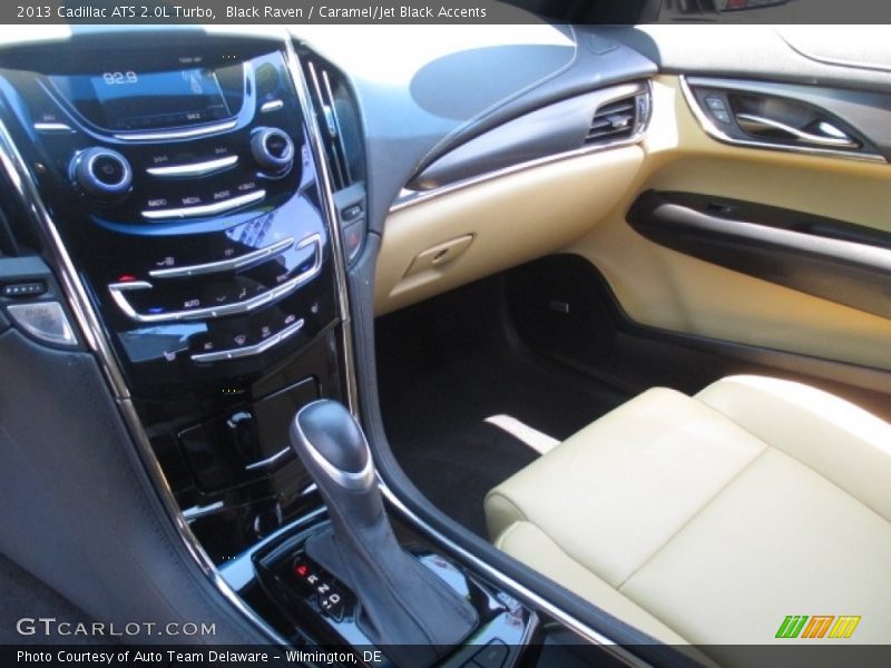 Black Raven / Caramel/Jet Black Accents 2013 Cadillac ATS 2.0L Turbo