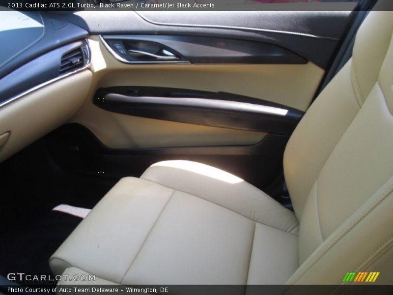 Black Raven / Caramel/Jet Black Accents 2013 Cadillac ATS 2.0L Turbo