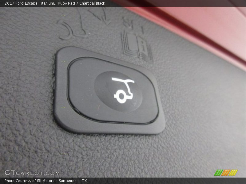 Ruby Red / Charcoal Black 2017 Ford Escape Titanium