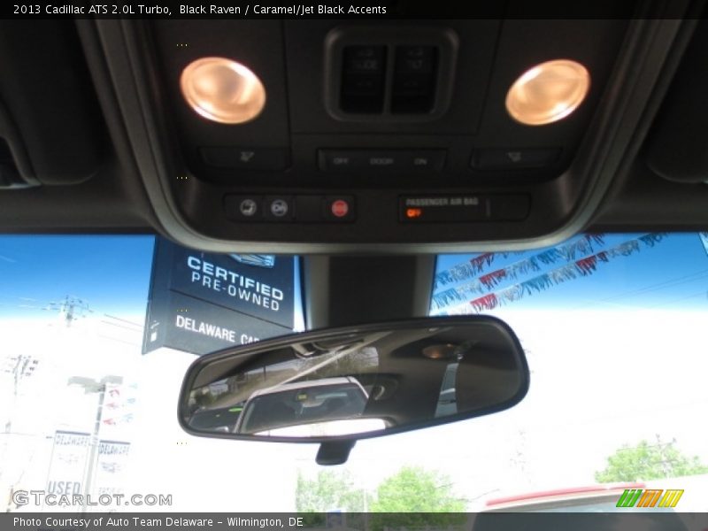 Black Raven / Caramel/Jet Black Accents 2013 Cadillac ATS 2.0L Turbo