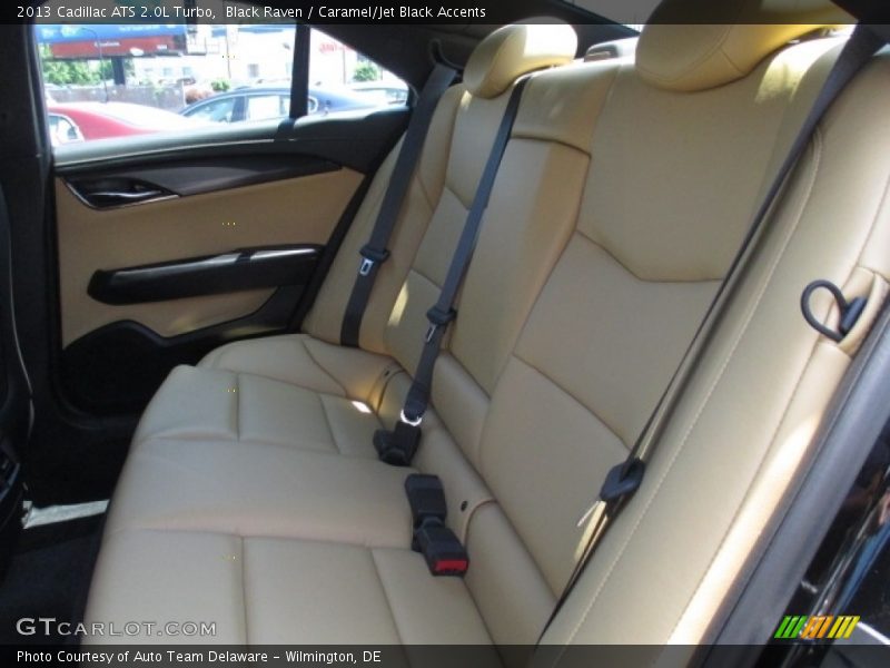 Black Raven / Caramel/Jet Black Accents 2013 Cadillac ATS 2.0L Turbo