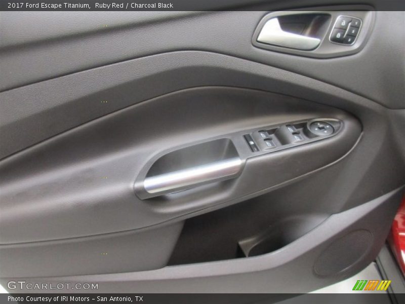 Ruby Red / Charcoal Black 2017 Ford Escape Titanium