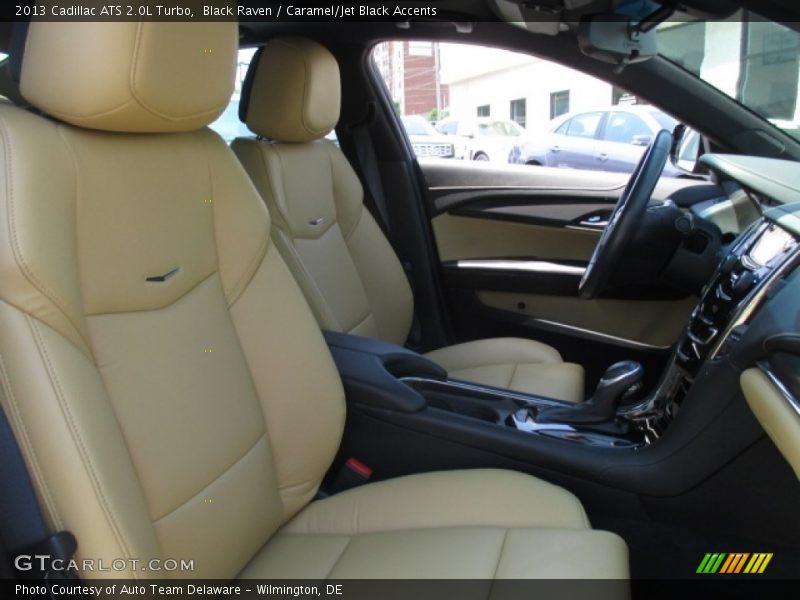 Black Raven / Caramel/Jet Black Accents 2013 Cadillac ATS 2.0L Turbo